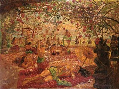 terrace according a view of