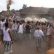 A dozen of young men carry each Jempana (palanquins), t