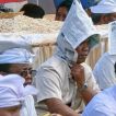 Tawur Kesanga ceremony at Puputan square in Denpasar, S