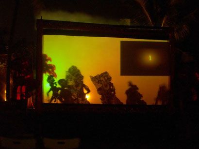 wayang demons dancing